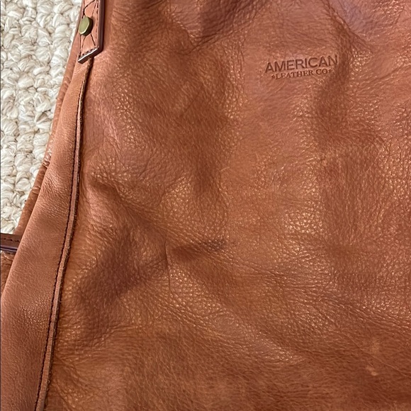 American Leather Co. Tan Shoulder Bag - Picture 2 of 7